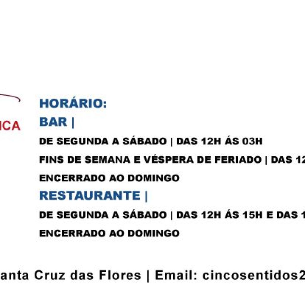 Restaurante - Bar 5 Sentidos - Flores